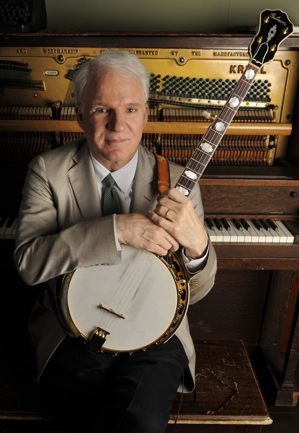 Steve Martin brings his banjo act to The Fox in July. (Associated Press)