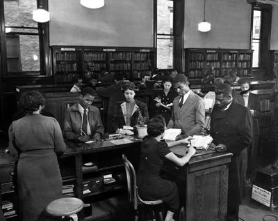 In 1925, the New York Public Library system established the first public collection dedicated to Black materials at its 135th Street branch in Harlem, now known as the Schomburg Center for Research in Black Culture.  (New York Public Library)