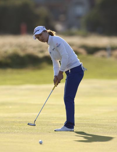 So Yeon Ryu of South Korea closed the opening round of the Women’s British Open with a 70 to share lead with Haeji Kang. (Associated Press)