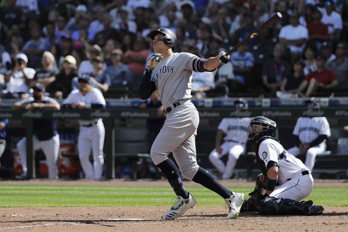 Yankees bash 4 more HRs, sweep Mariners with 73 victory The