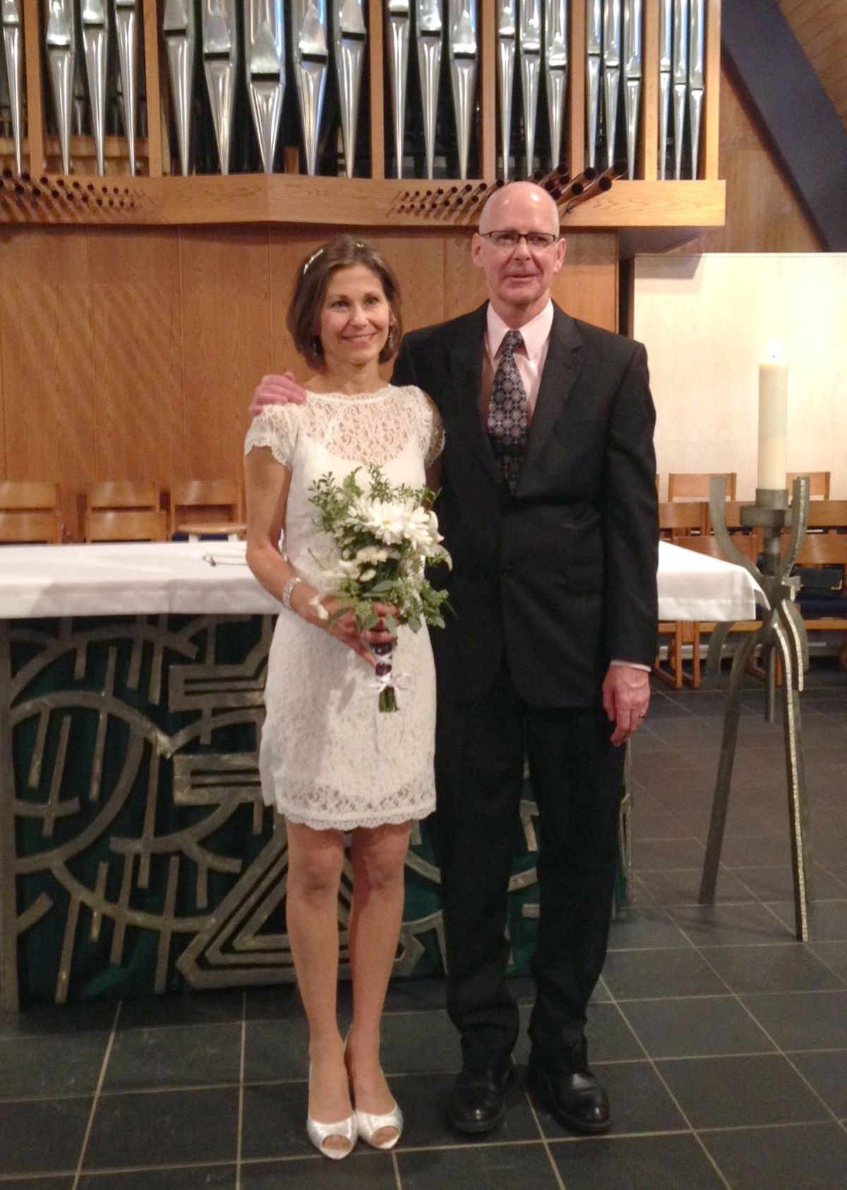 Rachel and Tim Devlin were married Sept. 21. They attended kindergarten, high school and college at the same places, but had never met.