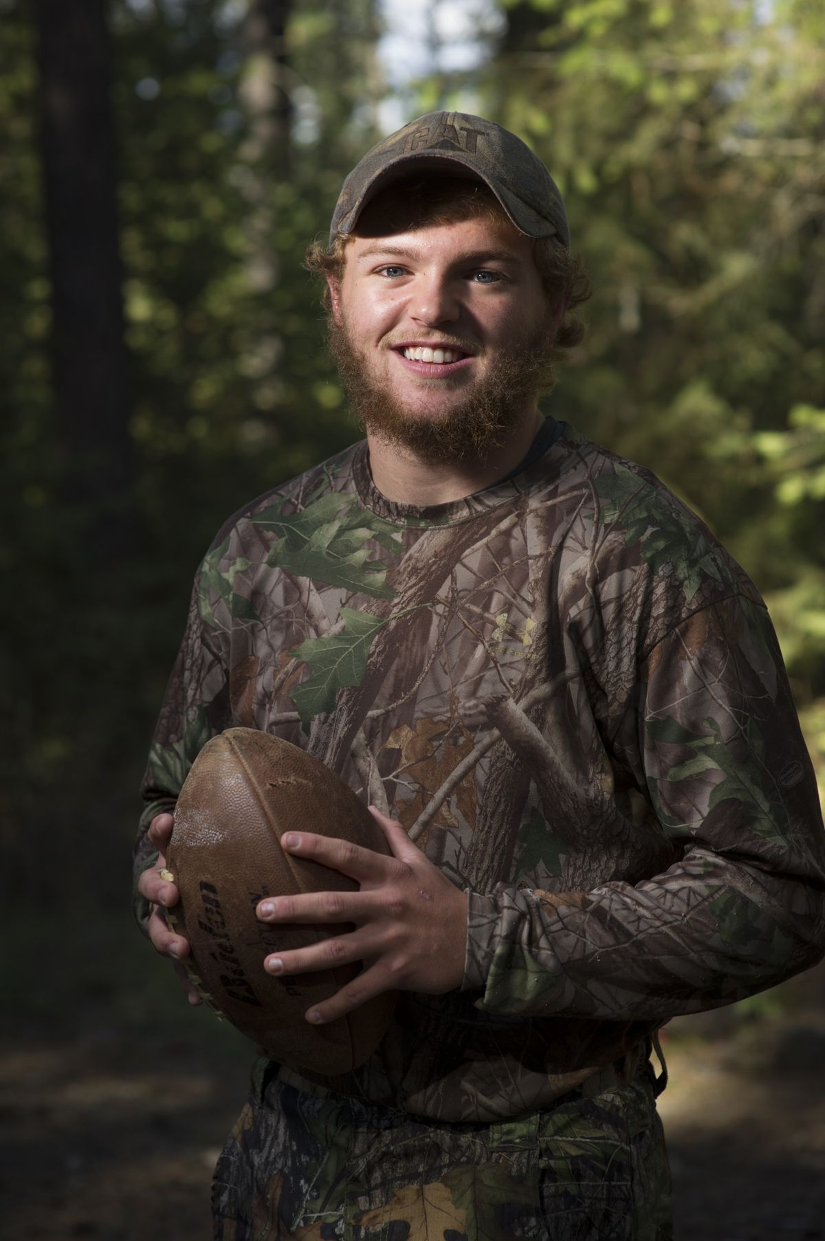 Colville’s Colton Vining comes from a hunting family. The 17-year-old senior shot his first bear at 8 years old. (Colin Mulvany)