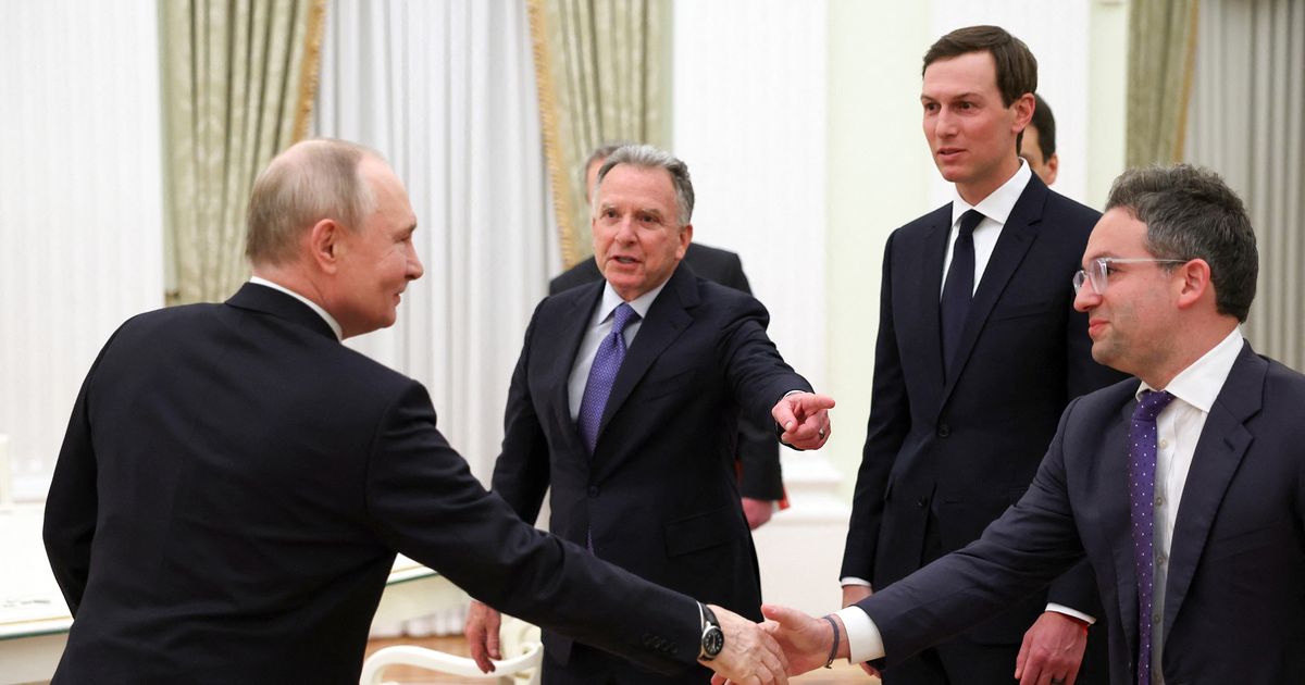Putin starts Moscow talks with US Envoys Witkoff and Kushner