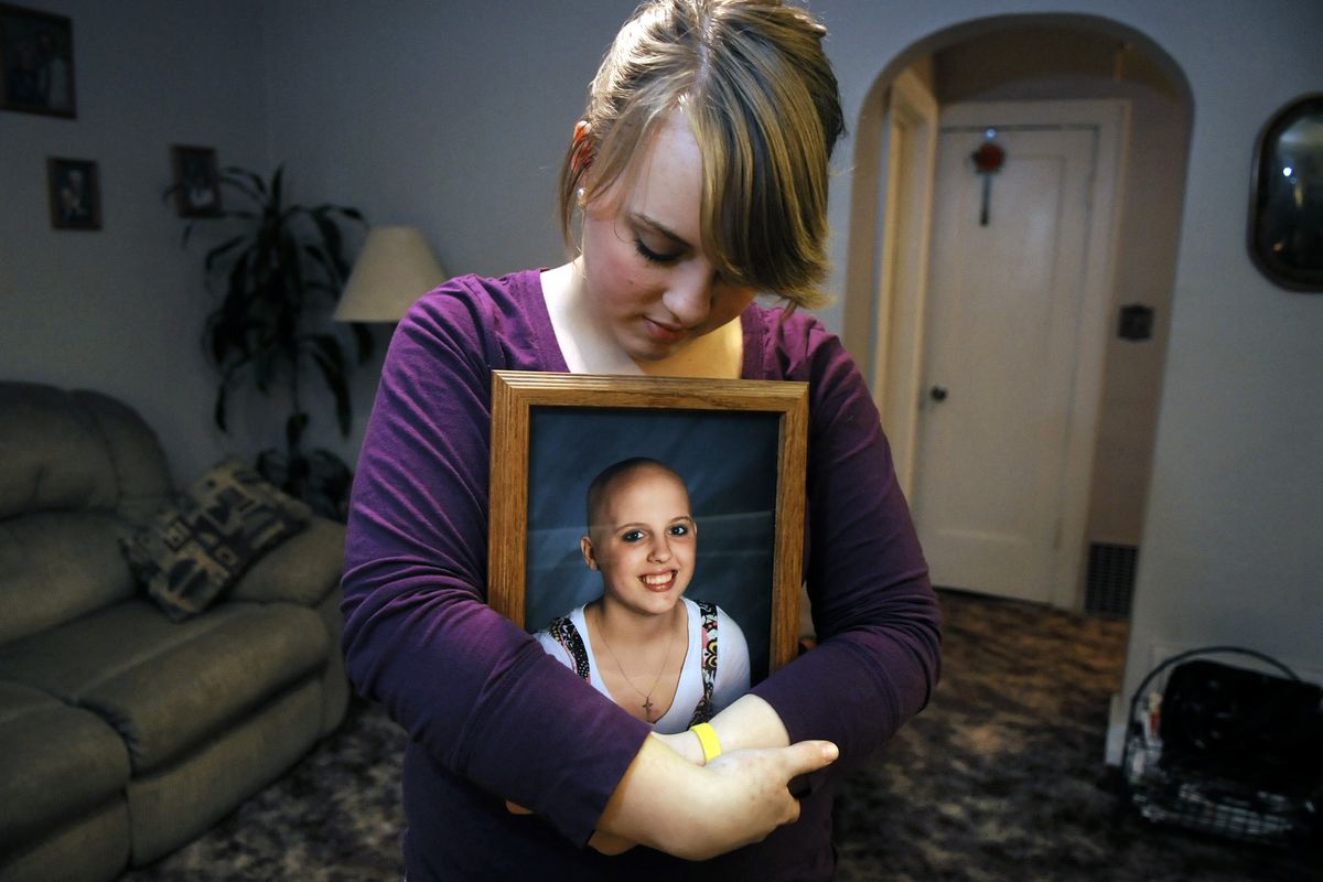 Carissa Outen, 17, is a senior at North Central High School. She was diagnosed with cancer in 2008. Her doctors said the type of cancer she had, follicular lymphoma, was rare in her age group. After undergoing chemotherapy for several months, the cancer cells disappeared. In February 2010, doctors informed Carrisa the cancer was back. (Dan Pelle / The Spokesman-Review)