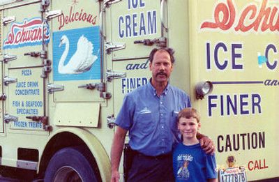 
Schwan's driver Nate Swagel, shown with his nephew Josh Bacheller, died while hunting the week of Oct. 17. He was 49. He worked 12-hour days and treated hundreds of customers like family. 
 (Courtesy of the Swagel family / The Spokesman-Review)