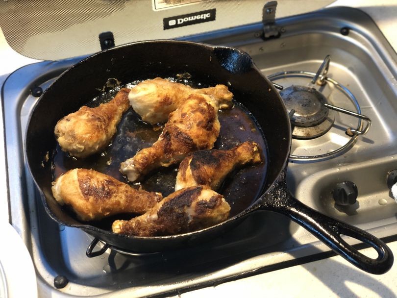 RV cooking: Frying chicken in our tiny kitchen was challenging | The