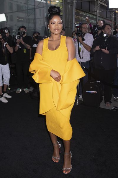 Keke Palmer attends the Michael Kors Fashion Show during New York Fashion Week on Sept. 14, 2022. Palmer discussed her sexuality at length on a recent episode of Raven-Symone's podcast.    (Barbara Hine/DDP via ZUMA Press/TNS)