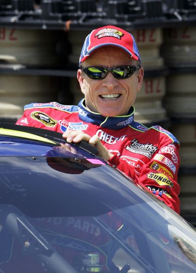 Mark Martin became the oldest pole winner at the Brickyard.  (Associated Press / The Spokesman-Review)