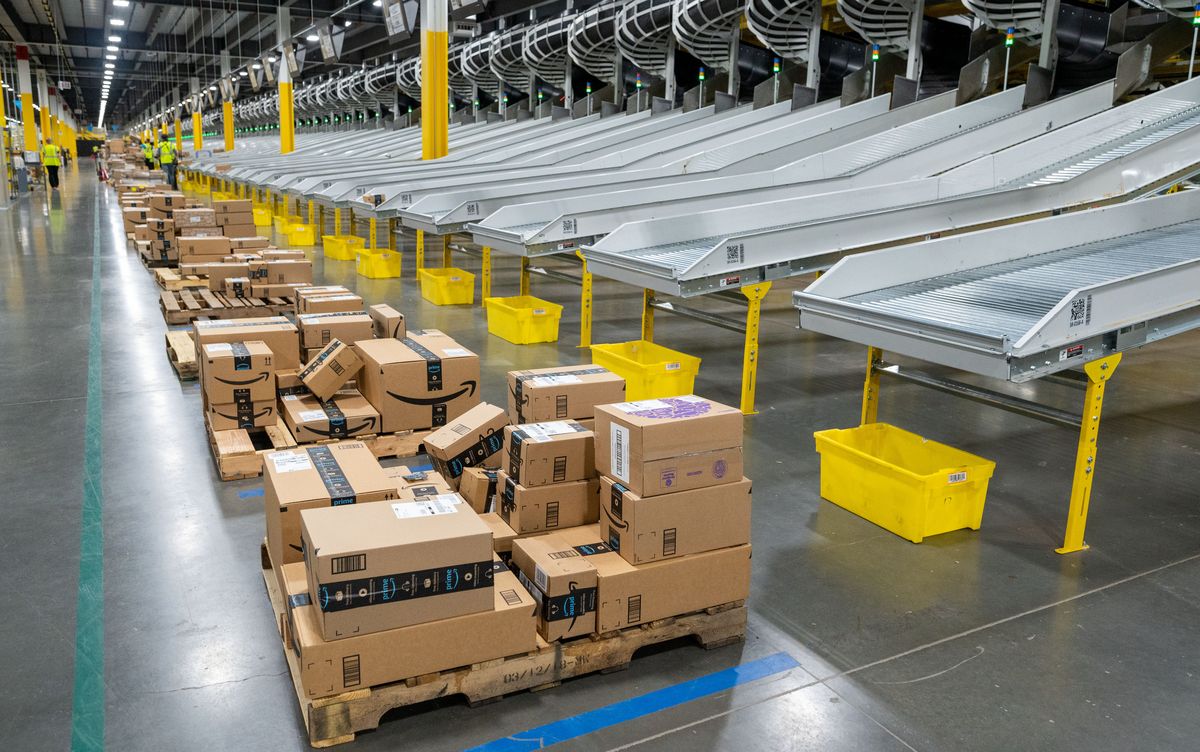 Amazon’s fulfillment center on the West Plains Aug. 5, 2020 The