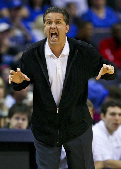 John Calipari’s 2007-08 Memphis team had its 38 wins negated.  (Associated Press / The Spokesman-Review)