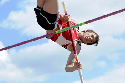 Lind-Ritzville junior Marshall Fryberger aims to defend his State 2B pole vault title and break his career best of 13-6.  (Jesse Tinsley / The Spokesman-Review)