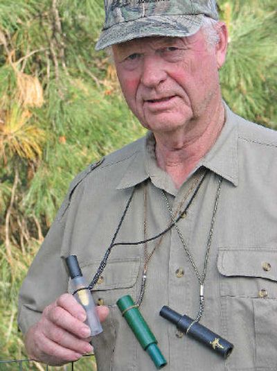 
Roger Reynolds of Nine Mile Falls is an expert duck caller who's been guiding waterfowl hunters for 37 consecutive years. 
 (PHOTO COURTESY OF KUMDUCK CALLS / The Spokesman-Review)