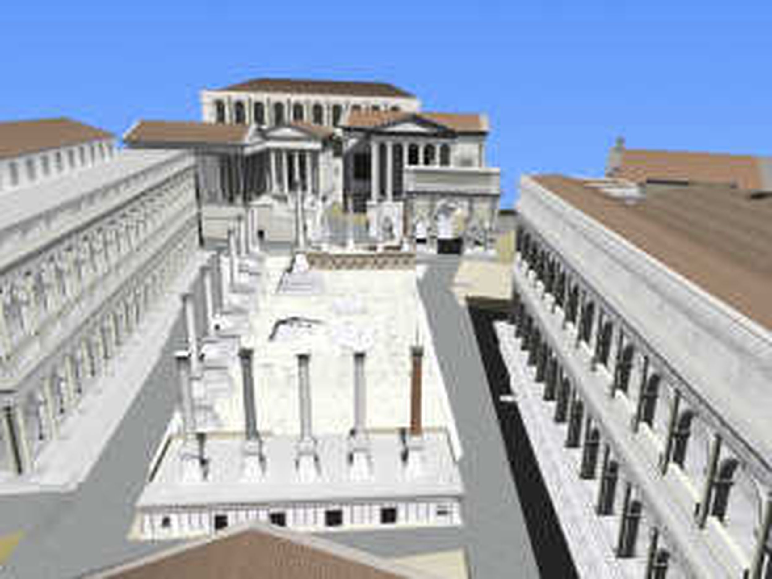 Roman Forum and Basilica Minecraft Map