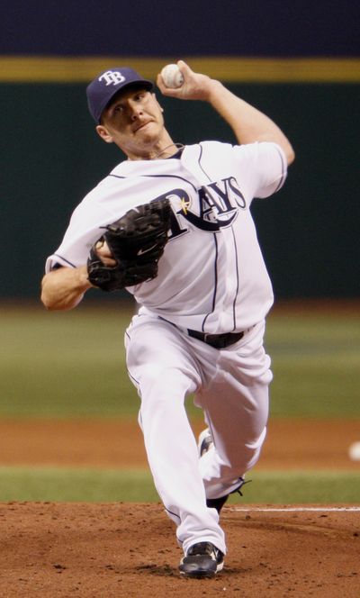 Los Angeles picked up Scott Kazmir for the stretch run. (Associated Press / The Spokesman-Review)