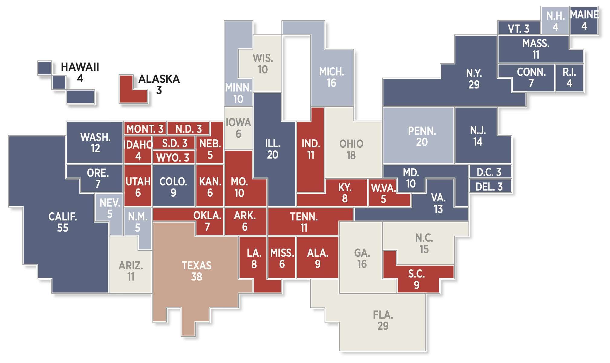 nytimes election map 2018