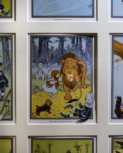 
Illustrated pages from the first edition of L. Frank Baum's 