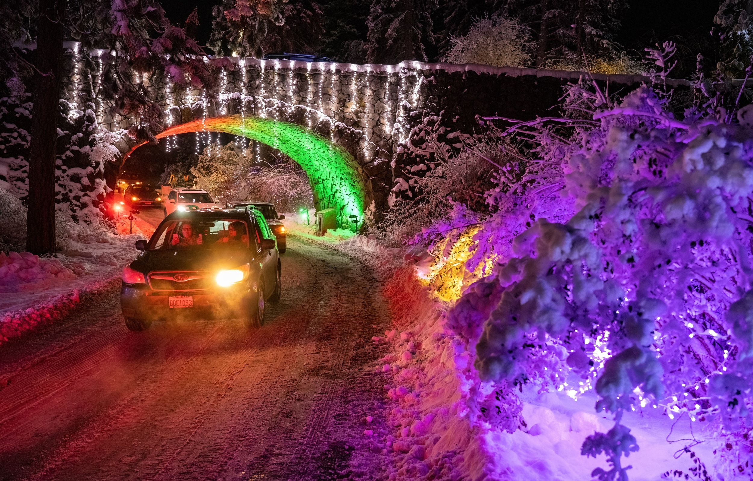 Manito Park holiday lights drivethru display returns for third year