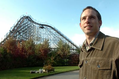 Layne Pitcher works in marketing and sales at Silverwood Theme Park. He started work there in December 2006. (Jesse Tinsley / The Spokesman-Review)