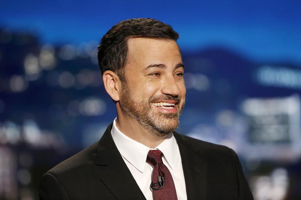 Jimmy Kimmel during his May 1 show. MUST CREDIT: Randy Holmes, ABC (Randy Holmes / Randy Holmes/ABC)