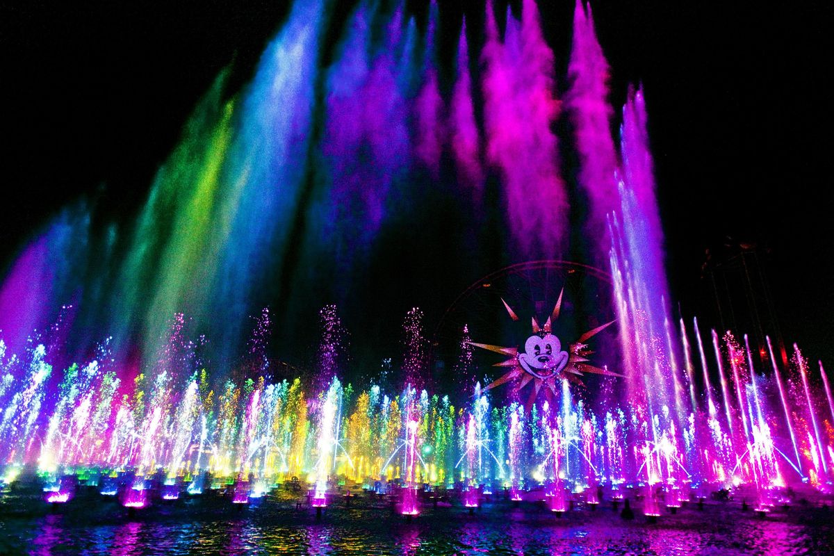 World of Color at Disney’s California Adventure park in Anaheim, Calif., promises a unique attraction that combines water, fire, lights, music, and animation. It’s scheduled to open  June 11.  (Associated Press)