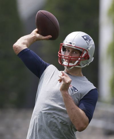 Patriots quarterback Tom Brady’s four-game ban was upheld by NFL Tuesday. (Associated Press)