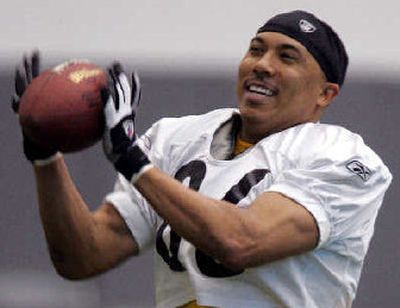 
Hines Ward and Pittsburgh's other receivers have been active in postseason. 
 (Associated Press / The Spokesman-Review)