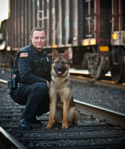 Spokane County Deputy Clay Hilton and K9 Bane (Spokane County Sheriff’s Office)