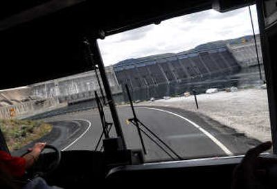 
Grand Coulee Dam makes a perfect stop during a day trip along Route 2 through Creston, Coulee City and Ritzville. 
 (Rajah Bose / The Spokesman-Review)