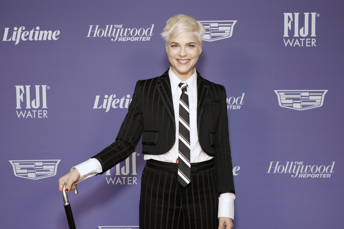 Selma Blair attends the Hollywood Reporter 2021 Power 100 Women in Entertainment, presented by Lifetime at Fairmont Century Plaza on Dec. 8, 2021, in Los Angeles.   (Amy Sussman/Getty Images North America/TNS)