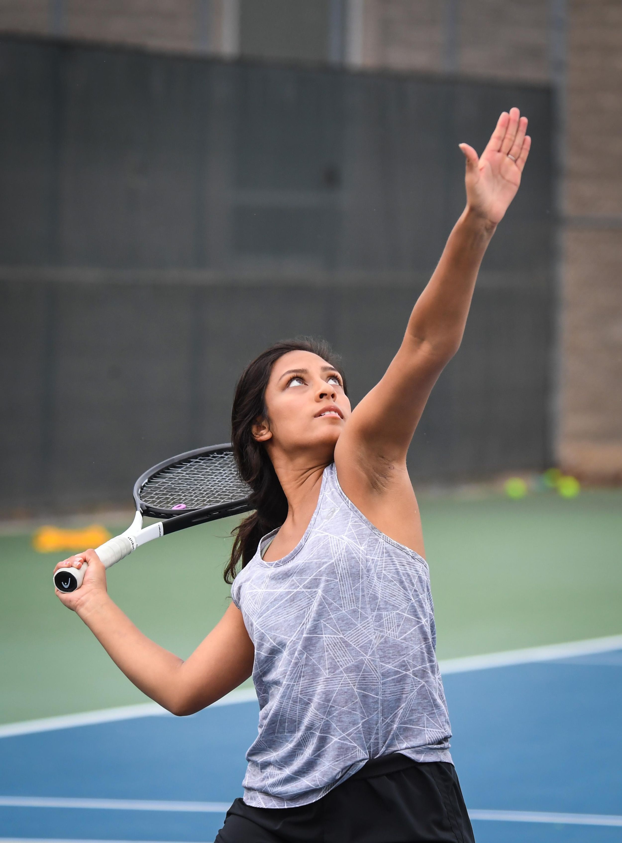 Whitworth tennis player Marissa Kirk April 23, 2019 The Spokesman