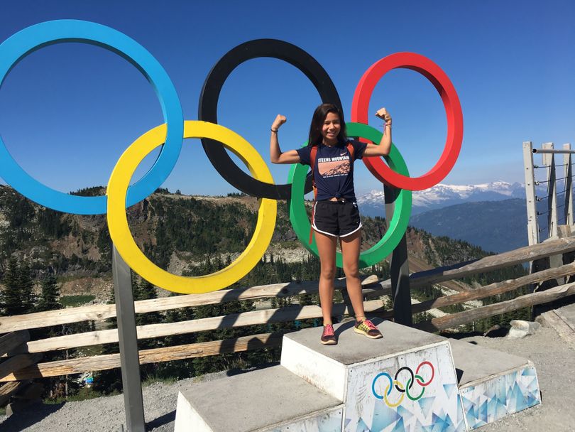 The Olympic rings are displayed prominently on the slopes of Whistler, B.C. (Leslie Kelly)