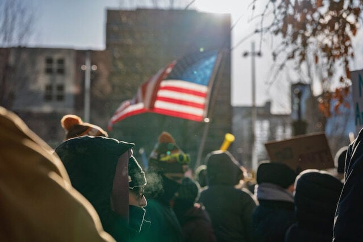 Around 1,000 clergy from across the country – including Spokane – joined in protest of ICE presence in the state of Montana last week. (Photo By Gen Heywood)