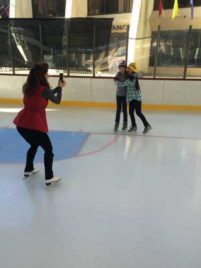 Public skating starts at 11 at the Ice Palace.