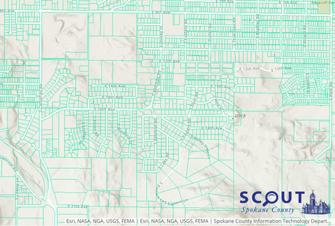 spokane county assessor property map