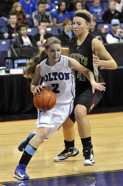 Jenna Moser was 2013’s State 1B Player of the Year. (Jesse Tinsley)