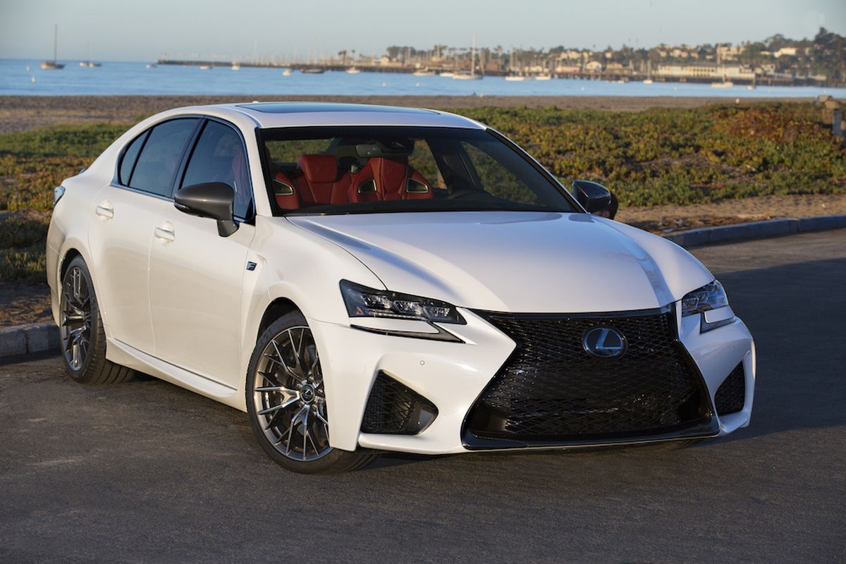 The 467-horsepower GS F debuted in 2016 to counter the likes of BMW’s M5 and the Mercedes-Benz AMG E63.  (Lexus)
