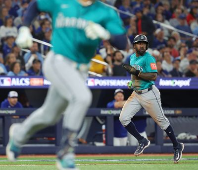 Mariners left fielder Randy Arozarena is set to return from playing for Team Mexico at the World Baseball Classic.   (Tribune News Service)