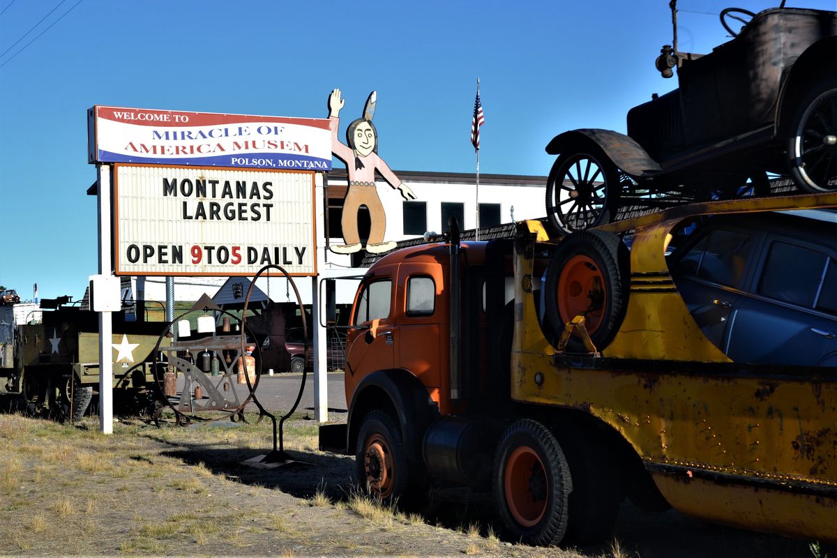 The frontage road to the museum is named Memory Lane. Some exhibits can be seen and passed even before entering the museum.  (Mike Brodwater/For The Spokesman-Review)