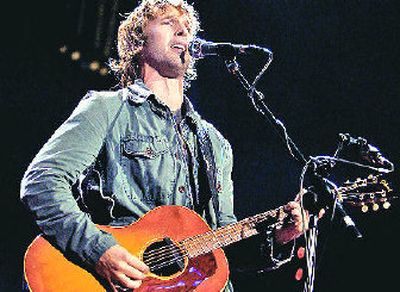 
British singer James Blunt performs at Radio City Music Hall during his 2006 Back to Bedlam World Tour in New York. 
 (The Spokesman-Review)