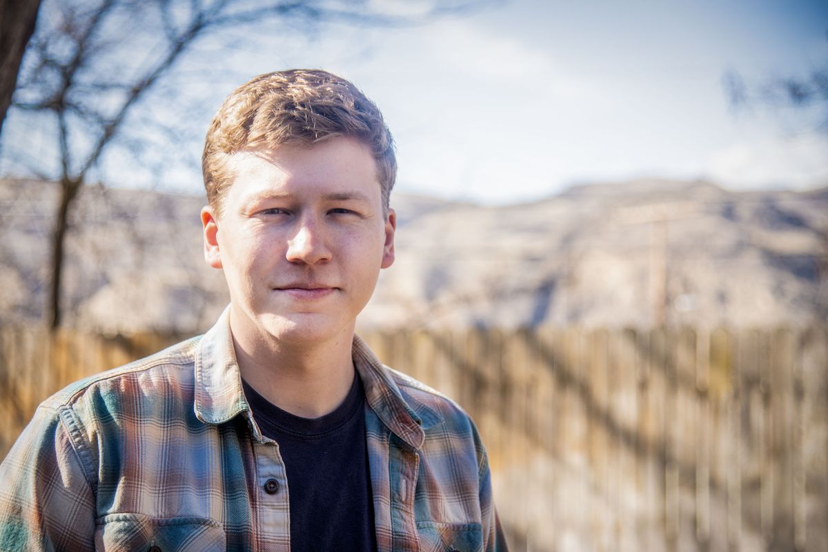 Sam Peterson, former park guide at Lake Roosevelt National Recreation Area, stands in his backyard Wednesday. He was fired as part of the Trump administration’s effort to shrink the federal work force. (Michael Wright/THE SPOKESMAN-REVIEW)