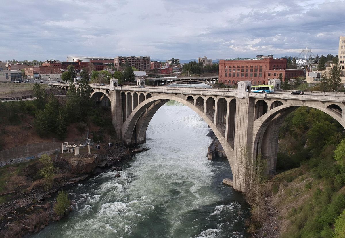 Then and now: Monroe Street Bridge scene - May 3, 2020 | The Spokesman ...