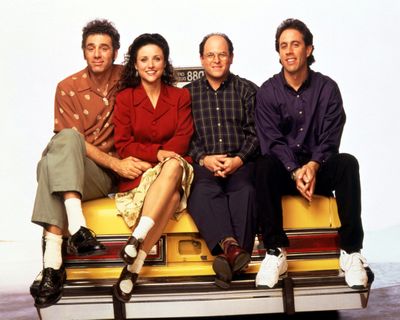 Time Warner’s Warner Bros. unit brings in syndication revenue from shows such as “Seinfeld” (above) and “The Big Bang Theory.” (Associated Press)