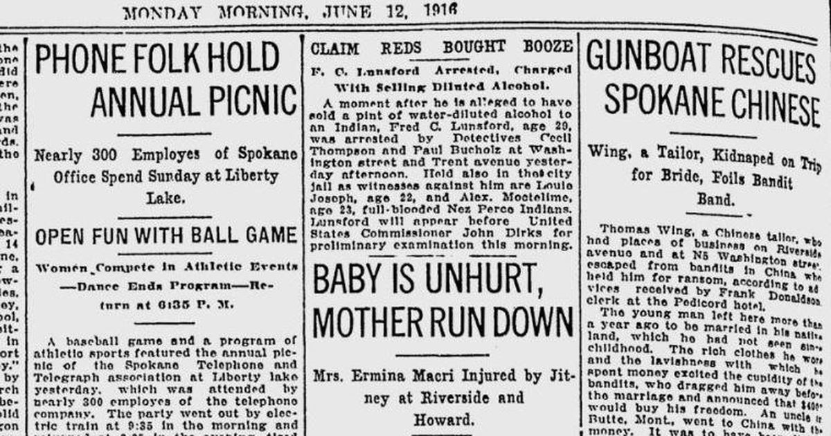 100 years ago in Spokane Local tailor kidnapped, held for ransom on