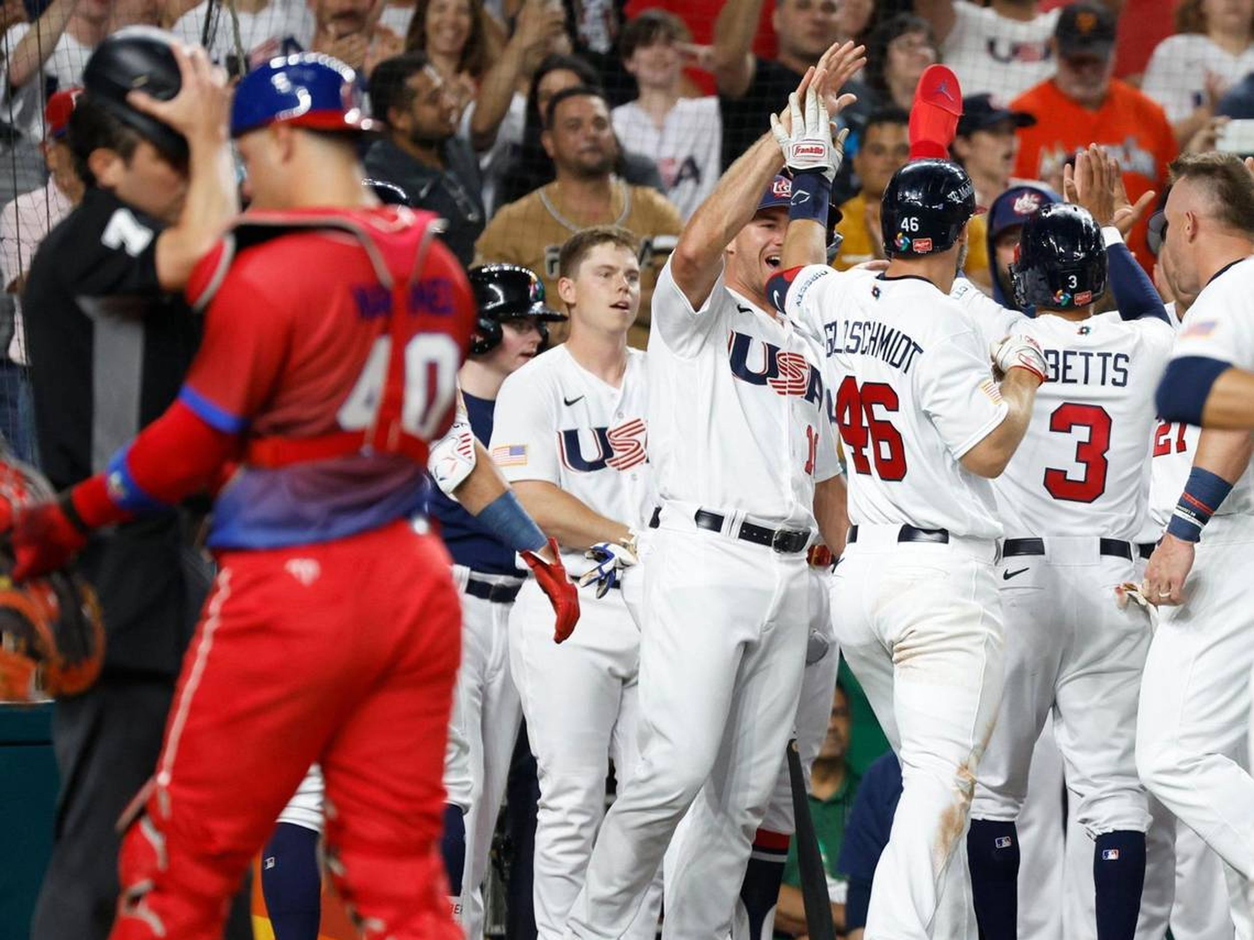 World Baseball Classic: United States dominates Cuba 14-2 to reach  championship game