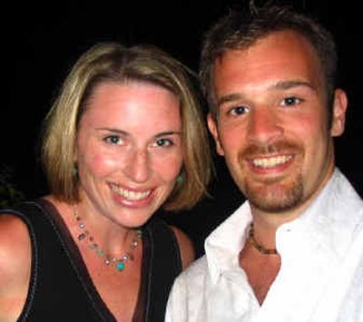 
Becky Johnson and Patrick Green survived the tsunami in Thailand. 
 (Photo courtesy of Patrick Green / The Spokesman-Review)