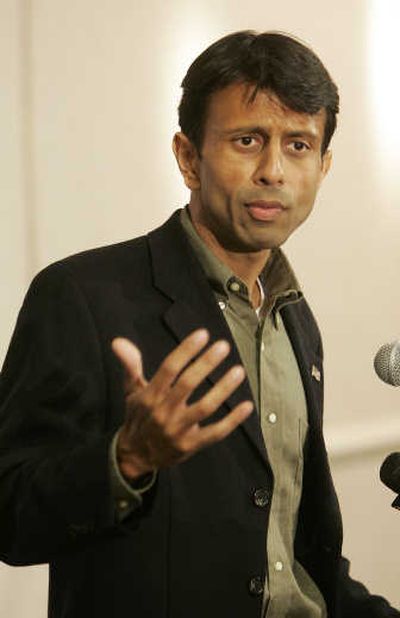 
Louisiana Gov.-elect Bobby Jindal answers a question in Kenner, La., on Sunday. Associated Press
 (Associated Press / The Spokesman-Review)