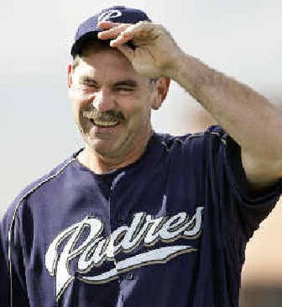 Bruce Bochy, who managed the Spokane Indians to the 1989 Northwest League title, has the San Diego Padres flying high.
(Associated Press / The Spokesman-Review)