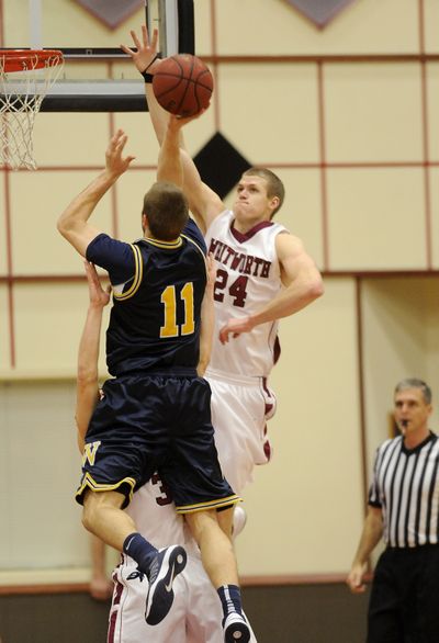 Redshirt sophomore Taylor Farnsworth averages 10.5 points per game and a team-leading 5.1 rebounds. (Colin Mulvany)