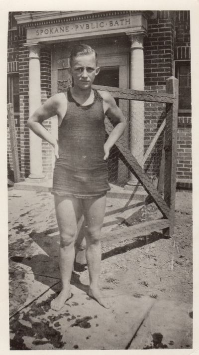 Bing Crosby as a young man.