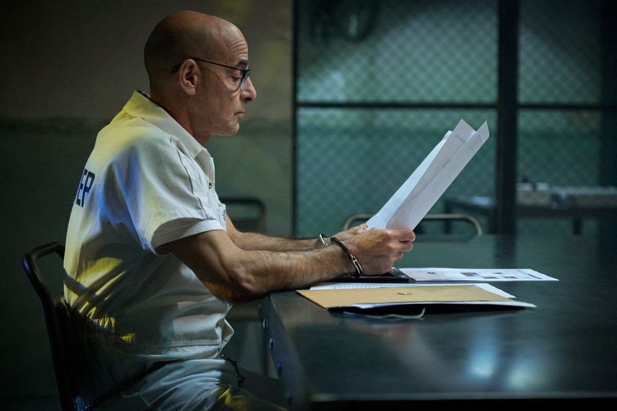 Stanley Tucci in “Inside Man.”  (Netflix / BBC)